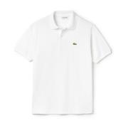 Lacoste Klassisk Polo Tröja i Vit Bomull White, Herr