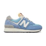 New Balance Låga sneakers - Blått läder Blue, Dam