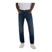 Replay Blå Hyperflex Återanvända Jeans Blue, Herr