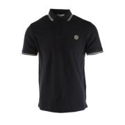 Stone Island Slim Fit Blå Polo Skjorta Blue, Herr