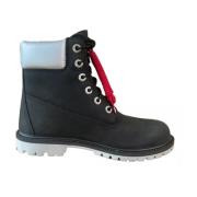 Timberland Vattentäta Läderstövlar - 6In Black, Dam