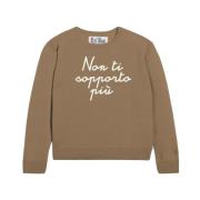 MC2 Saint Barth Dam Rundhalsad Pullover Stilren Brown, Herr