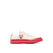 Comme des Garçons Chuck 70 Sneakers Röd Logo White, Herr