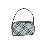 Burberry Vintage Pre-owned Nylon handvskor Blue, Dam