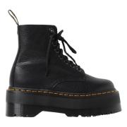 Dr. Martens Svarta Snörstövlar för Kvinnor Black, Dam