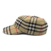 Burberry Vintage Pre-owned Bomull hattar-och-kepsar Beige, Dam