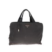 Prada Vintage Pre-owned Nylon prada-vskor Black, Dam