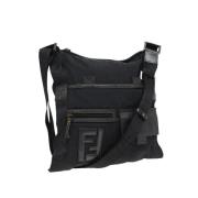 Fendi Vintage Pre-owned Canvas fendi-vskor Black, Dam