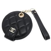 Chanel Vintage Pre-owned Laeder hem-och-kontorstillbehr Black, Dam