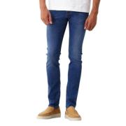 Jacob Cohën Blå Slim Jeans 813D Blue, Herr