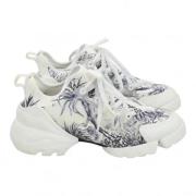 Dior Vintage Pre-owned Gummi sneakers White, Dam