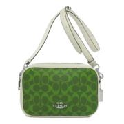 Coach Pre-owned Pre-owned Tyg axelremsvskor Green, Dam