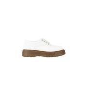 Hogan Klassiska läderloafers med spänne White, Dam