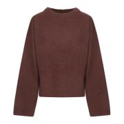 Loulou Studio Brun Stickat för Kvinnor Aw24 Brown, Dam