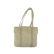 Prada Vintage Pre-owned Nylon prada-vskor Beige, Dam