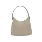 Prada Vintage Pre-owned Nylon prada-vskor Beige, Dam