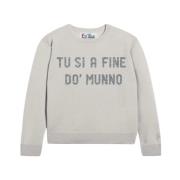 MC2 Saint Barth Dam Crew Neck Pullover Gray, Herr