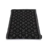 Louis Vuitton Vintage Pre-owned Silke sjalar Black, Dam