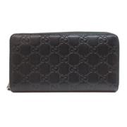 Gucci Vintage Pre-owned Laeder plnbcker Black, Dam