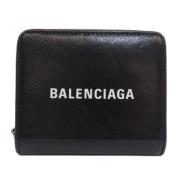 Balenciaga Vintage Pre-owned Laeder plnbcker Black, Dam