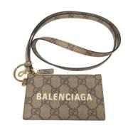 Balenciaga Vintage Pre-owned Tyg plnbcker Beige, Dam