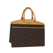 Louis Vuitton Vintage Pre-owned Canvas handvskor Brown, Dam