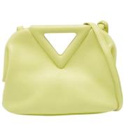 Bottega Veneta Vintage Pre-owned Laeder axelremsvskor Green, Dam