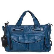 Chloé Pre-owned Pre-owned Laeder axelremsvskor Blue, Dam