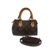 Louis Vuitton Vintage Pre-owned Canvas handvskor Brown, Dam