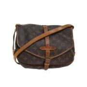 Louis Vuitton Vintage Pre-owned Canvas louis-vuitton-vskor Brown, Dam