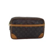 Louis Vuitton Vintage Pre-owned Canvas louis-vuitton-vskor Brown, Dam