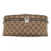 Gucci Vintage Pre-owned Tyg crossbodyvskor Brown, Dam