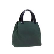 Prada Vintage Pre-owned Nylon prada-vskor Green, Dam