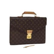 Louis Vuitton Vintage Pre-owned Canvas louis-vuitton-vskor Brown, Dam