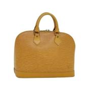 Louis Vuitton Vintage Pre-owned Laeder handvskor Yellow, Dam