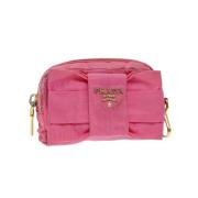 Prada Vintage Pre-owned Nylon prada-vskor Pink, Dam