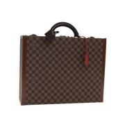 Louis Vuitton Vintage Pre-owned Canvas handvskor Brown, Dam