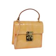 Louis Vuitton Vintage Pre-owned Laeder handvskor Yellow, Dam