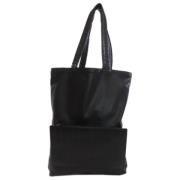 Bottega Veneta Vintage Pre-owned Laeder totevskor Black, Dam