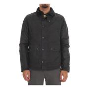 Barbour Kort Harrington jacka med sammet krage Blue, Herr