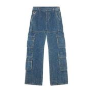 Diesel Cargo Byxor Blue, Dam