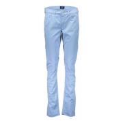 Gant Blå Dambyxor Slim Fit Logo Blue, Dam