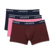 Lacoste Multifärgad Bomull Stretch Boxershorts Multicolor, Herr