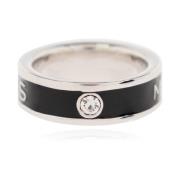 Marc Jacobs Logo ring Black, Dam