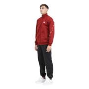 Puma Röd och svart polyband tracksuit Multicolor, Herr