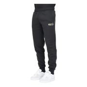 Puma Sportiga Logo Lab Svarta Byxor Black, Herr