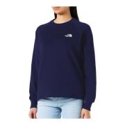 The North Face Basic Logo Sweatshirt Blue, Dam