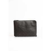 Trussardi Stilren Pochette med Dragkedja Black, Herr