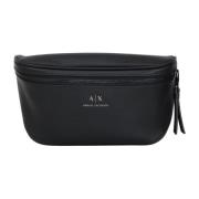 Armani Exchange Svart herr midjeväska boxstil Black, Herr