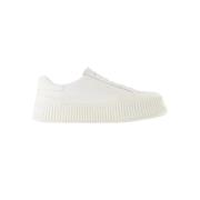 Jil Sander Laeder sneakers Beige, Dam